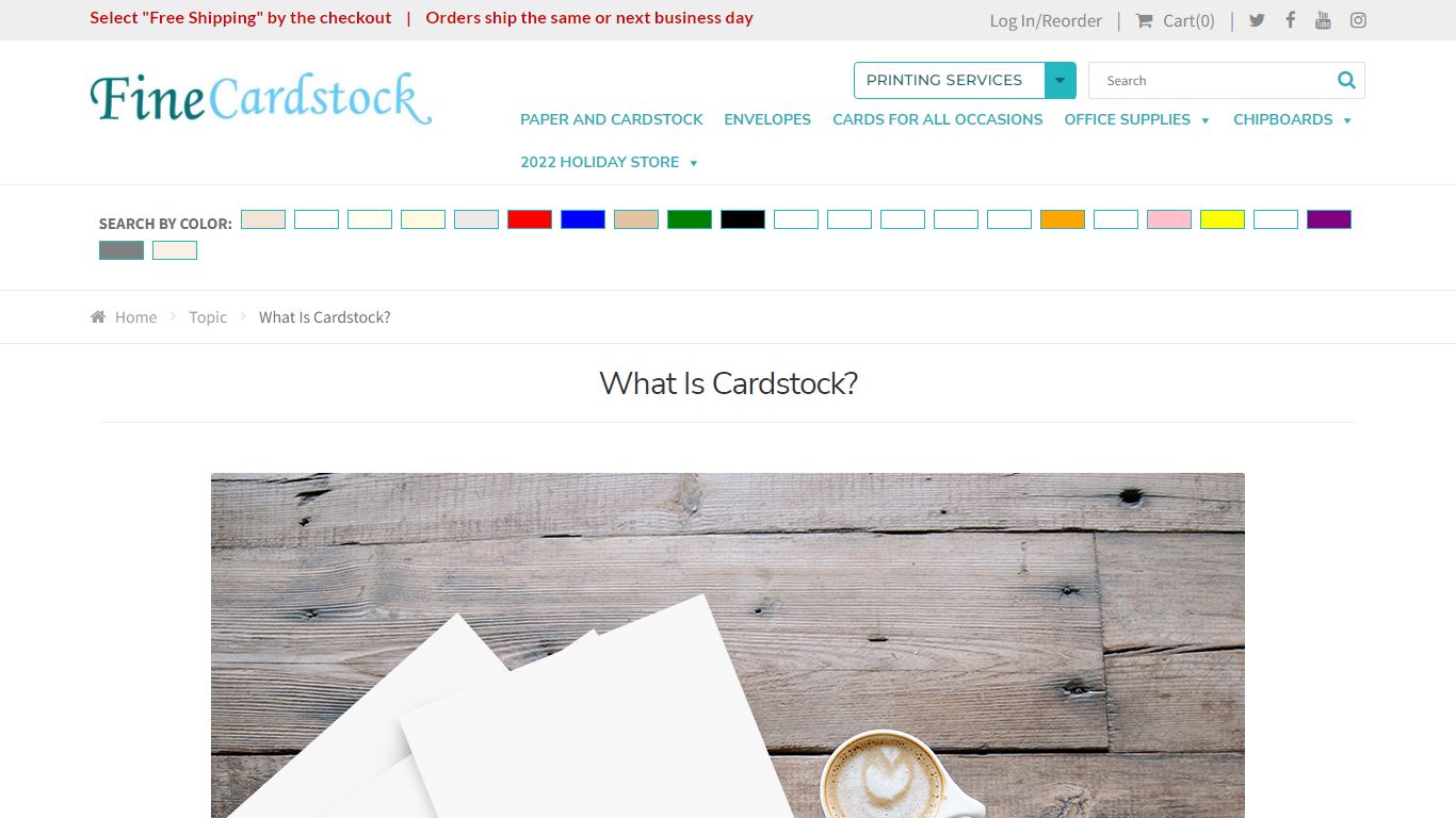 What Is Cardstock? - Fine Cardstock